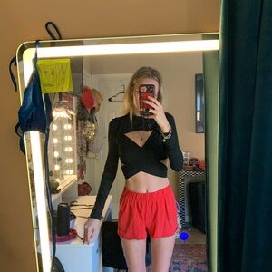 Chic Black Cutout Top